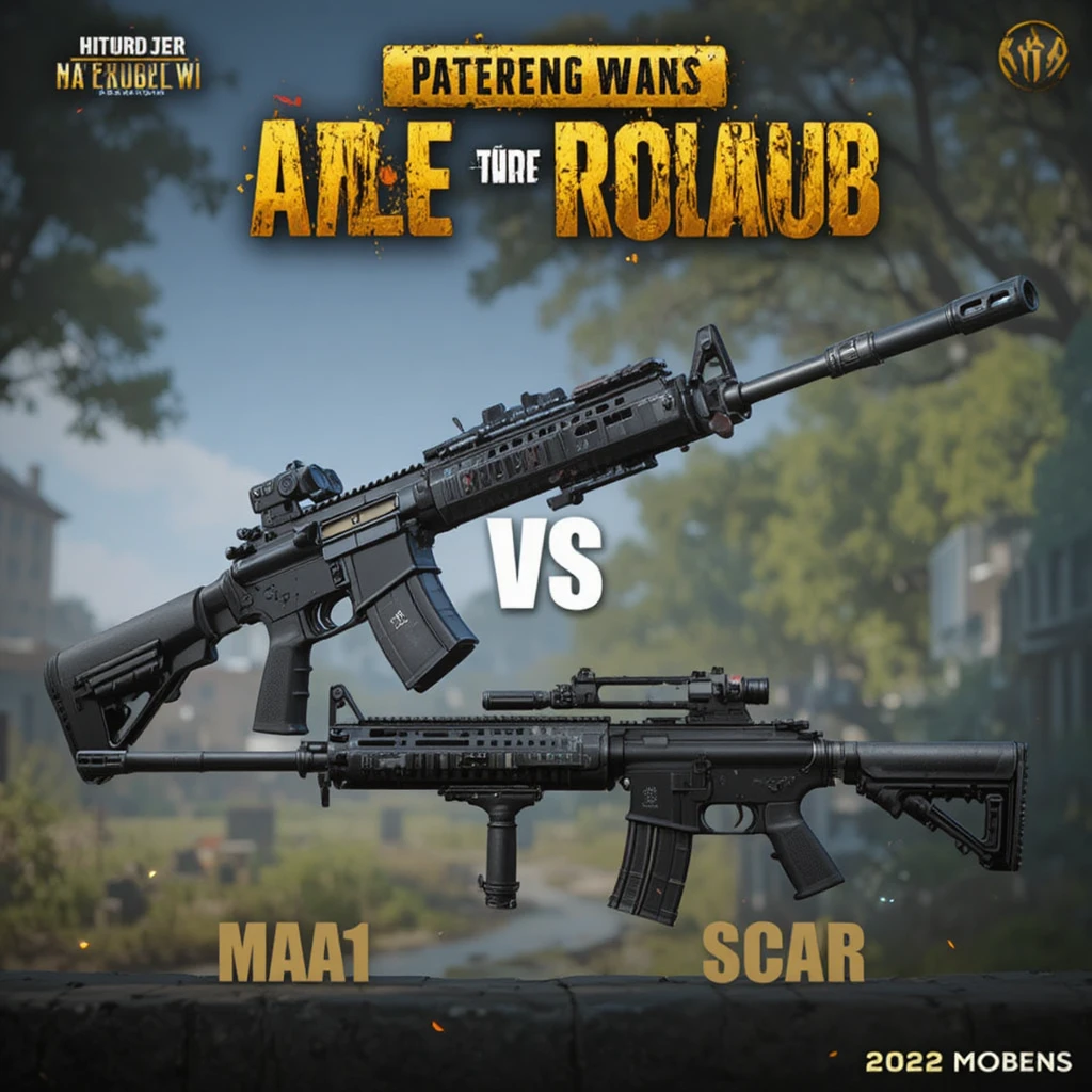 M4A1 vs SCAR PUBG Mobile 2025: Hybrid Mid-Range Mana yang Menang?
