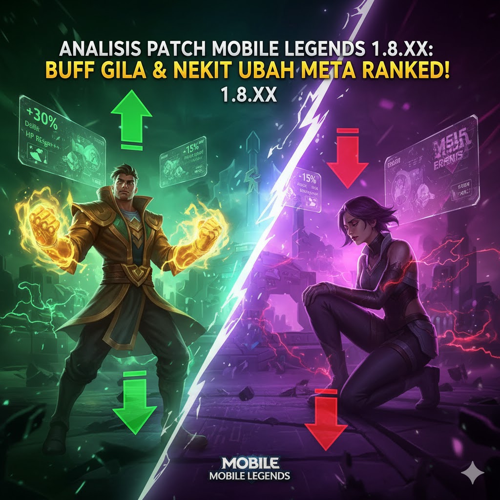 Analisis Patch Mobile Legends 1.8.XX: Buff Gila & Nerf Sakit Ubah Meta Ranked!