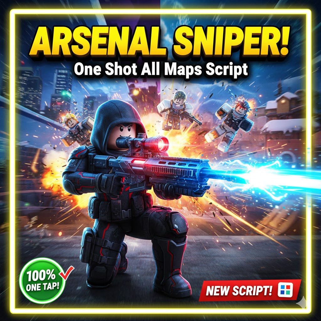 Arsenal Roblox Sniper: Script One Shot All Maps No Ban 2025!