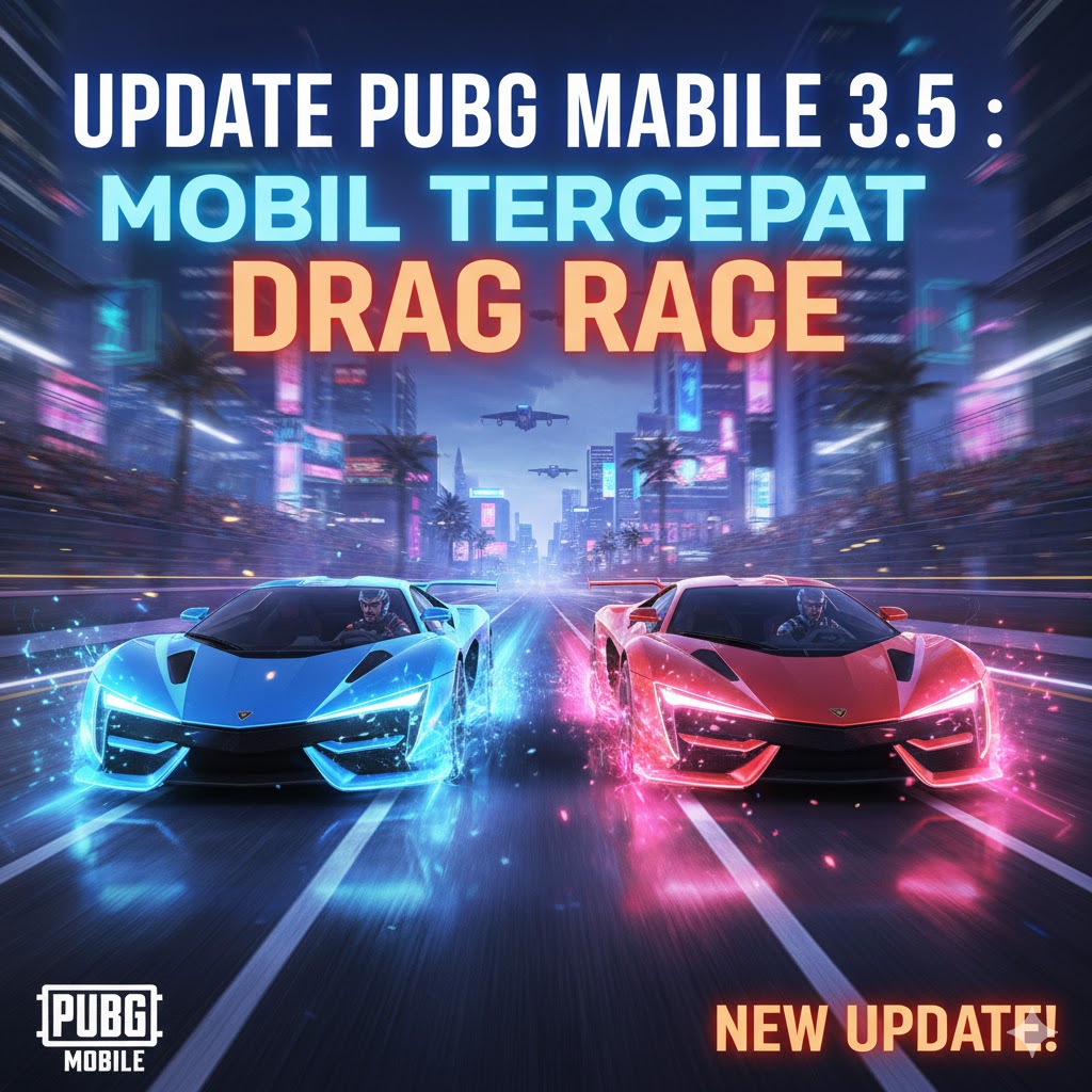 Update PUBG Mobile 3.5: Mobil Tercepat Drag Race Sabertooth Tiger!