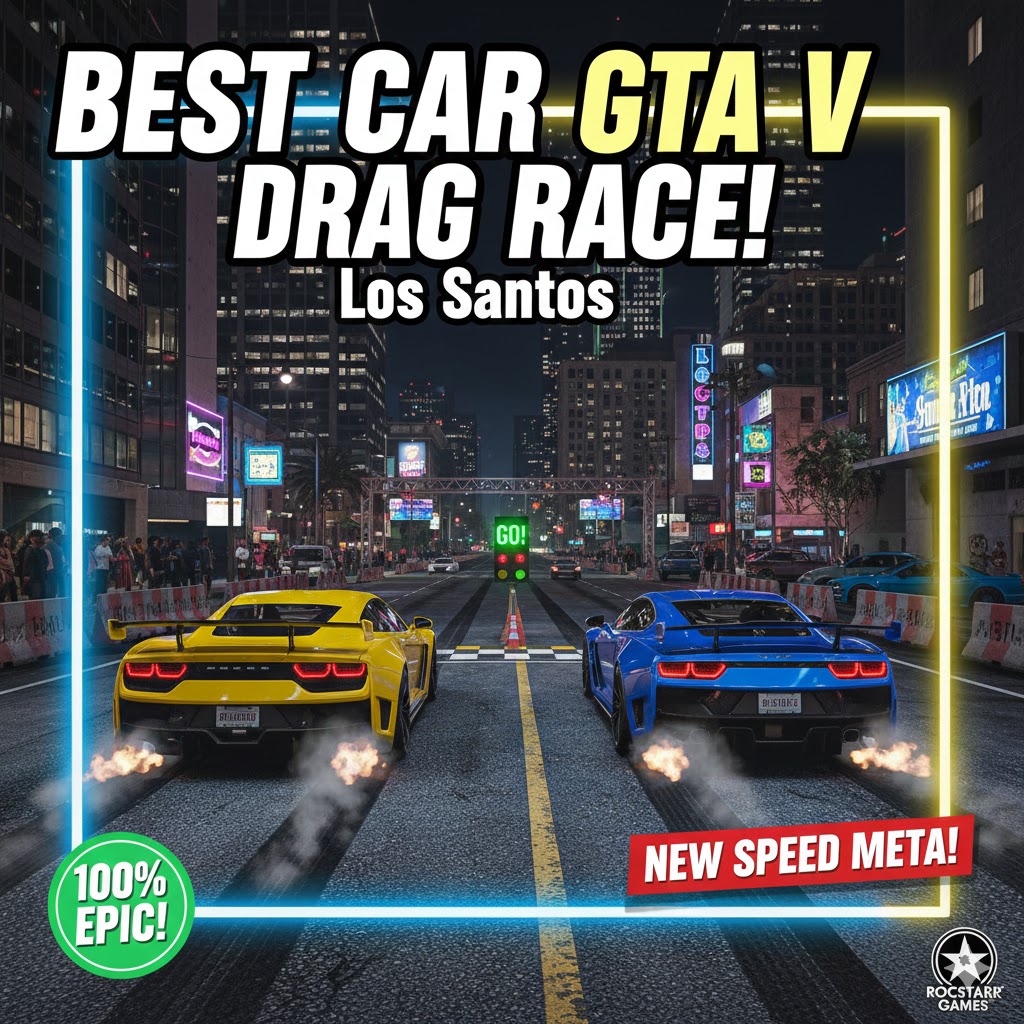 Best Car GTA V Drag Race Los Santos 2025: Adder God Tier 220 MPH!