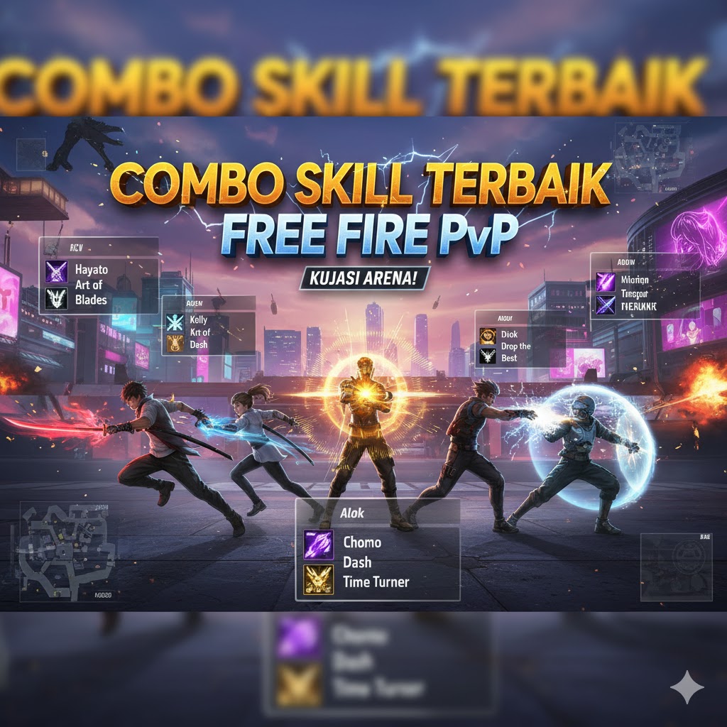 Combo Skill Terbaik Free Fire PvP 2025 - Naik Rank Instan!