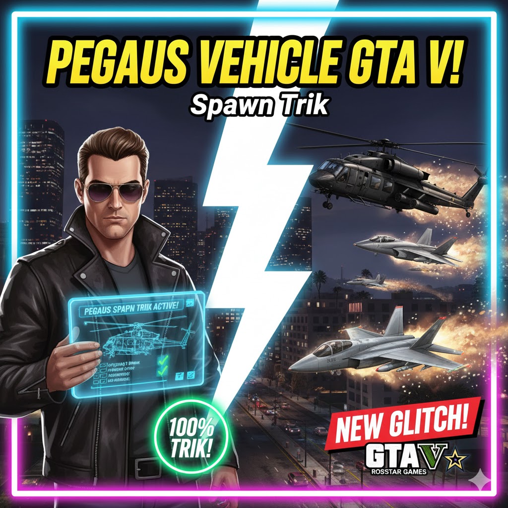 GTA V Pegasus Vehicle Spawn Trik: Cara Spawn Dekat Kamu Tanpa Ribet!